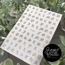 Load image into Gallery viewer, OLD ENGLISH! Nail Art Stickers
