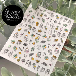 SHE'S A QUEEN! Nail Art Stickers