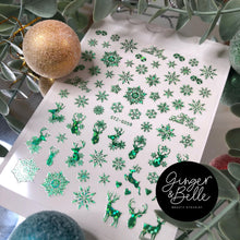 Load image into Gallery viewer, SLEIGH BELLS RING! Nail Art Stickers
