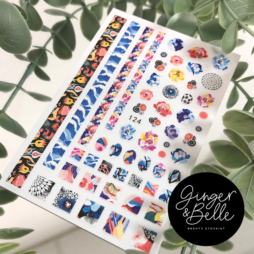 FLORALS OF JAPAN! Nail Art Stickers