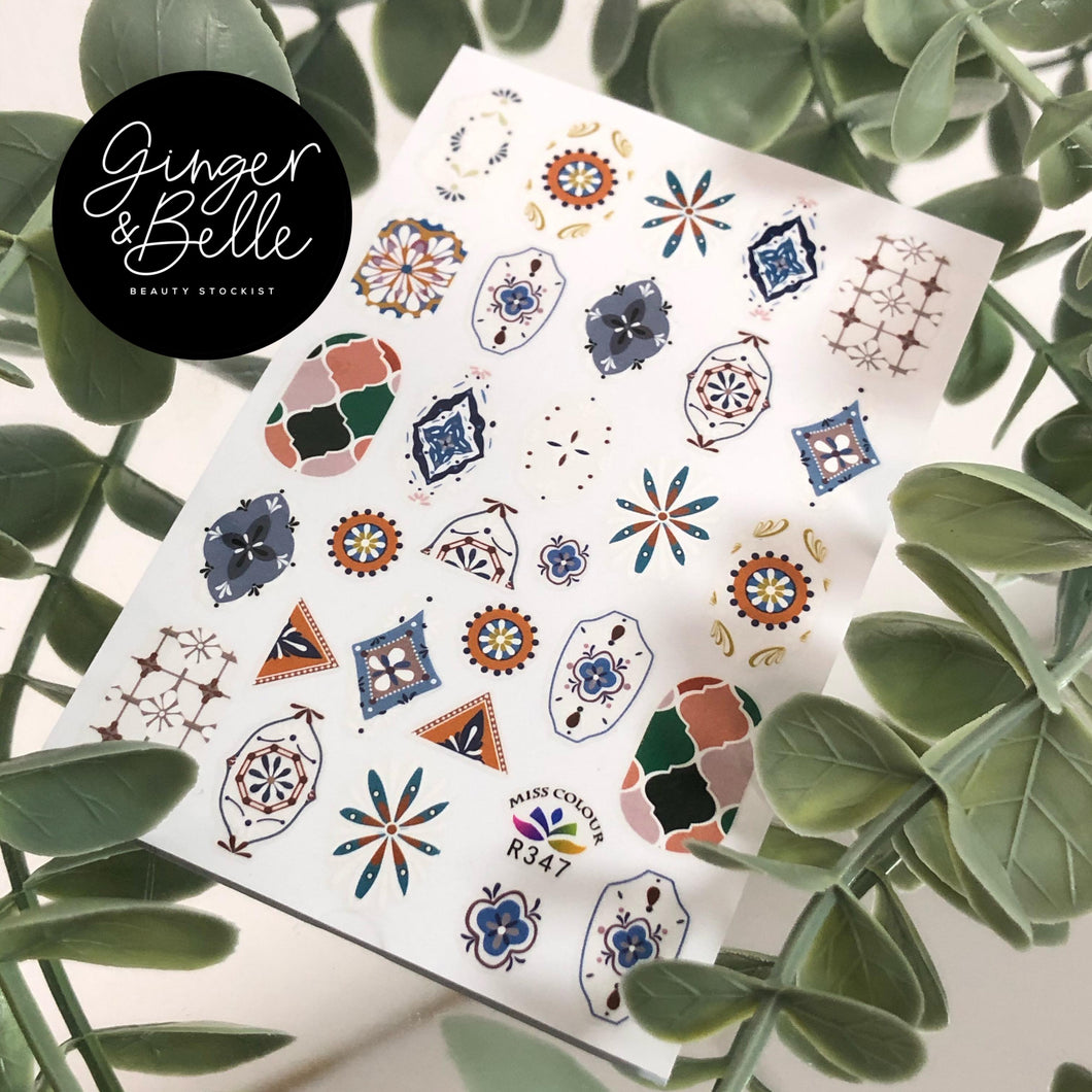 TEMPTING TILES! Nail Art Stickers