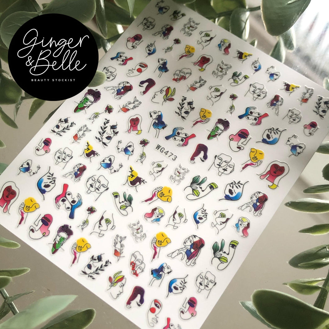 LADIES OF INSPIRATION! Nail Art Stickers