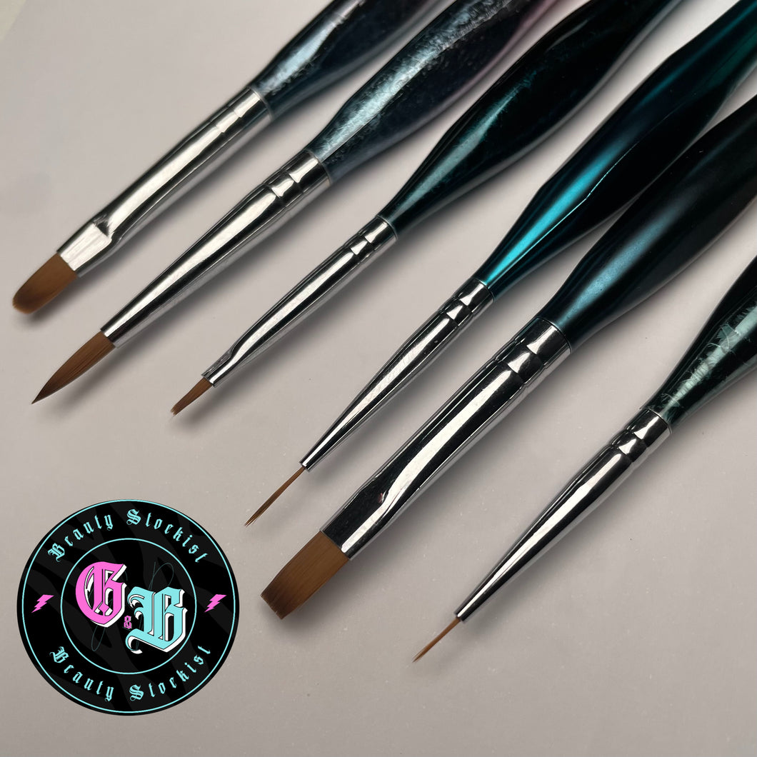 BE INFLUENCED! Premium Nail Art Brushes (set of 6)