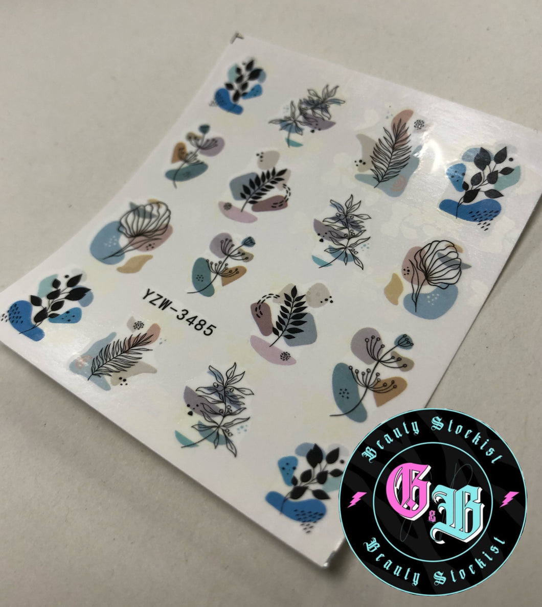 COOL LEAVES! Nail Art Stickers