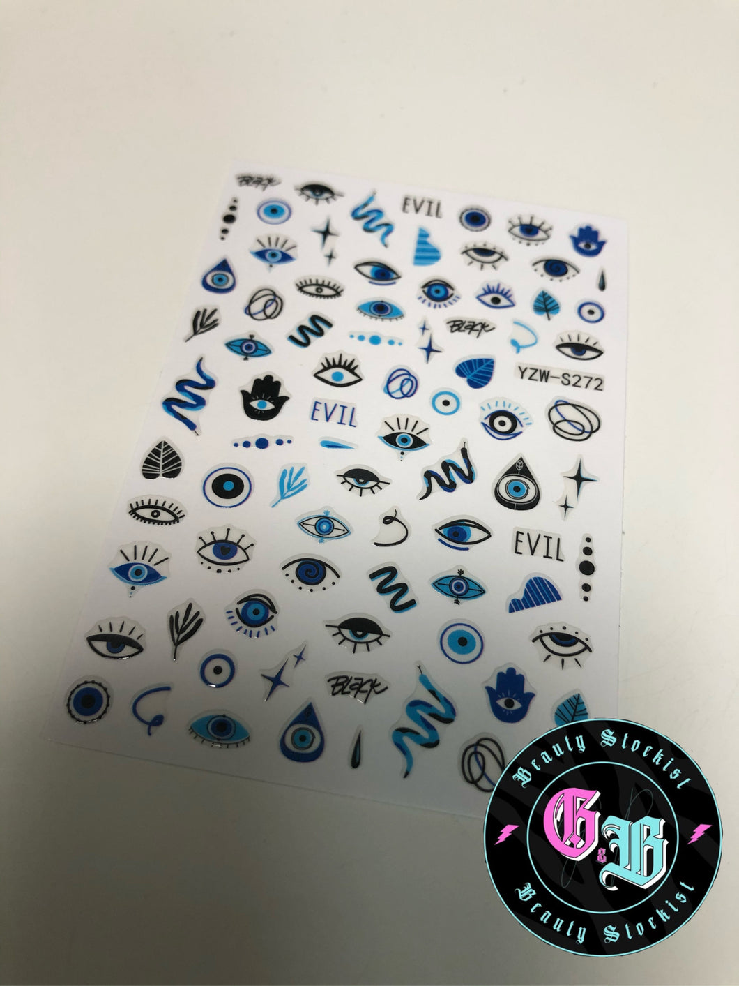 EVIL EYE! Nail Art Stickers
