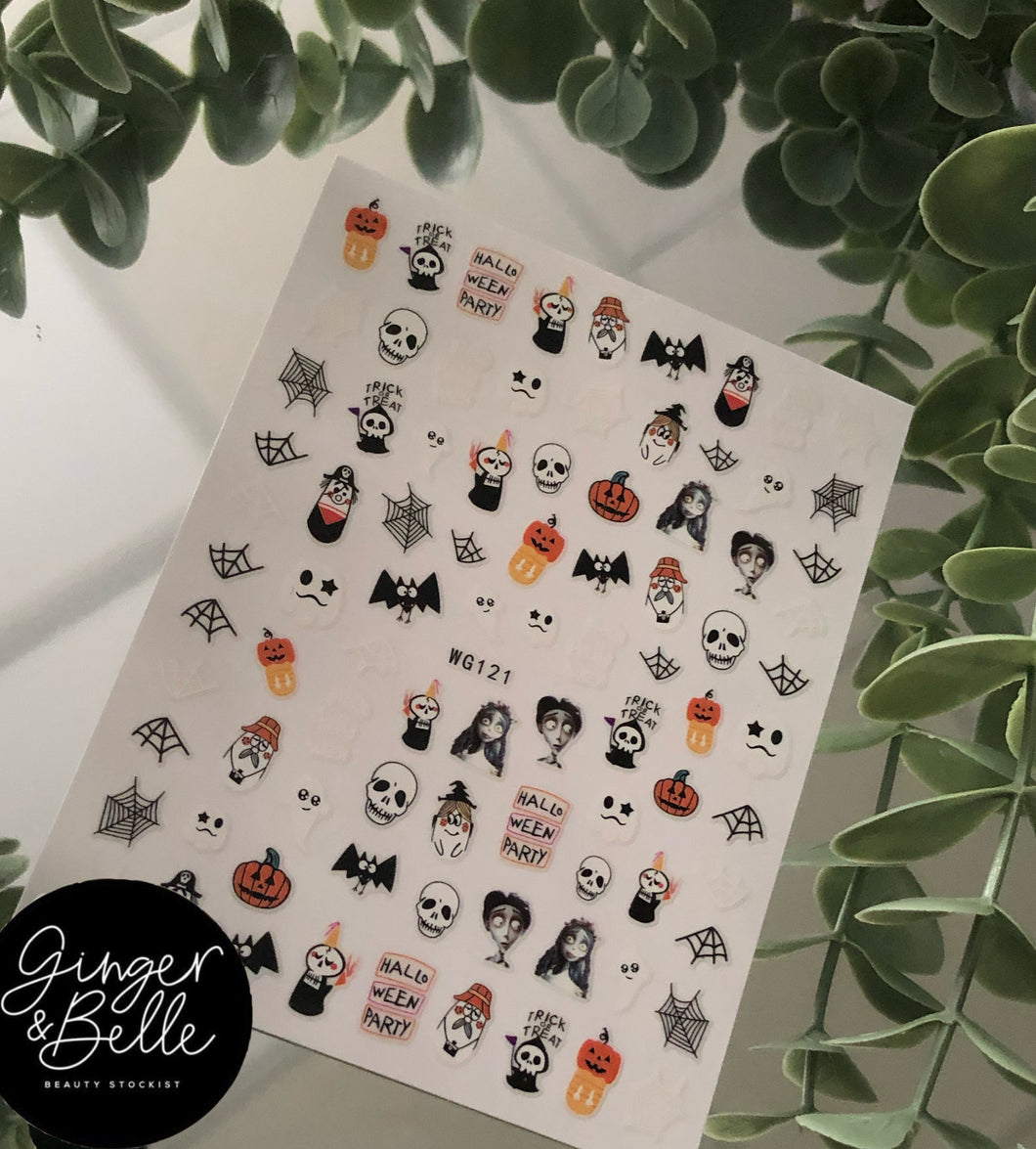 THE NIGHTMARE BEFORE... Nail Art Stickers