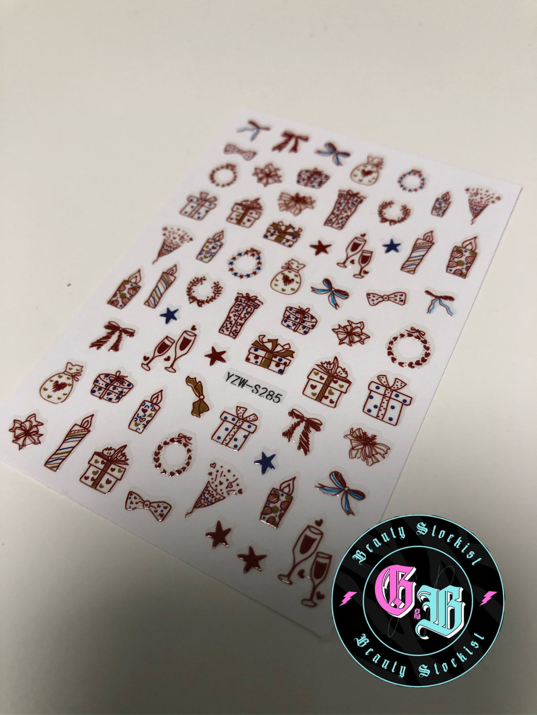 CHRISTMAS PRESENTS! Nail Art Stickers