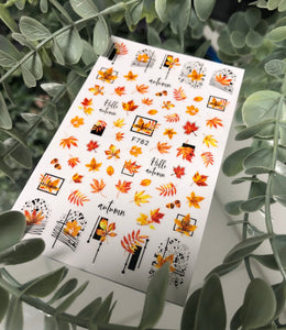 FALLING LEAVES! Nail Art Stickers